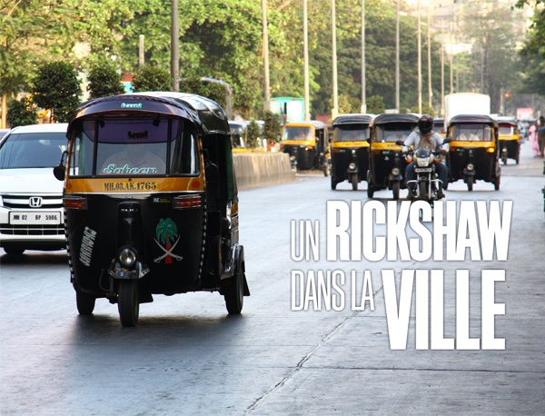 Un Rickshaw dans la Ville